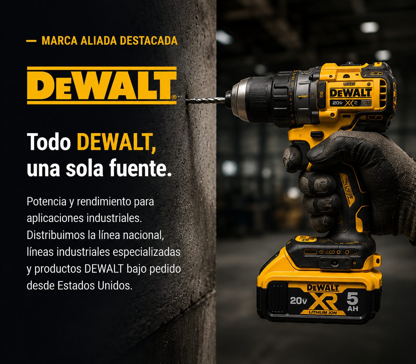 DEWALT — Marca aliada destacada STS LECALB